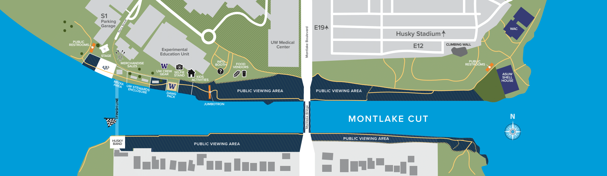 Map for 2026 Windermere Cup